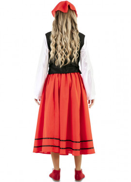 Fato de pastora do rebanho para mulher