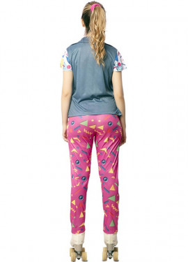 Fato de skater dos anos 90 com colete para mulher