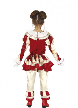 Fato de Payasa às riscas para menina