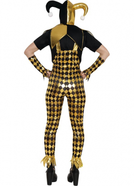 Fato de palhaço perigoso para mulheres