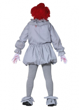 Fato de palhaço aterrorizante para homem