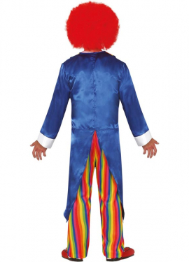 Blue Morning Clown Costume for men
