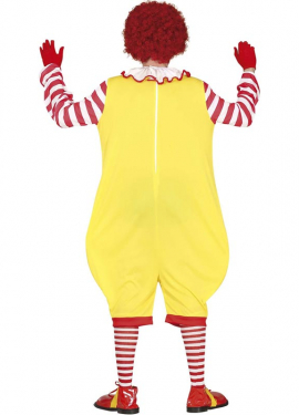 Vile Hamburger Clown Costume for Men