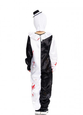 Fato de palhaço Terrifier para criança