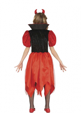 Fato de Diabo para menina com vestido