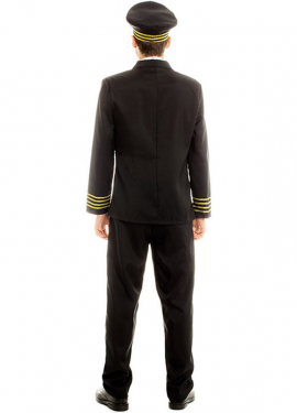 Flight Captain Pilot Costume for Men