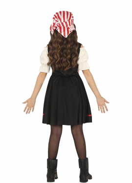 Fato de Corsário Pirata das Caraíbas para menina