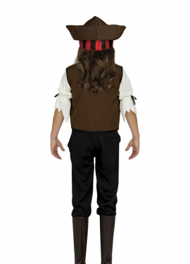 Fato de Pirata dos Sete Mares para menina