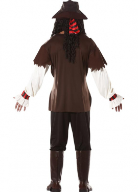 Fato de pirata das Caraíbas bonito para homem