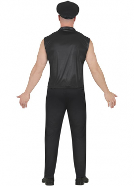 Fato de polícia de manga curta para homem