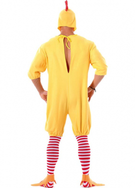 Yellow Chicken Costume for Men