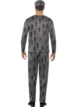 Fato de presidiário para homem