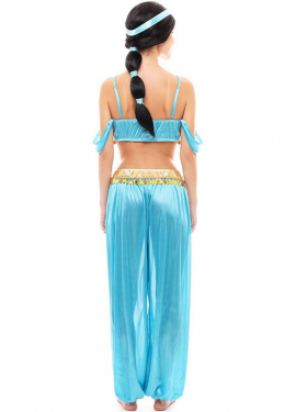 Blue Arabian Princess costume for women