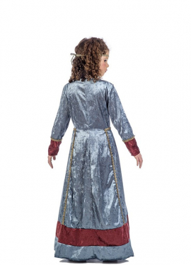 Fato de Princesa Jimena medieval para menina
