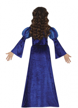 Blue Medieval Princess or Noble costume for girl