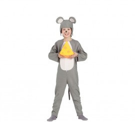 Fato de rato cinza para crianças