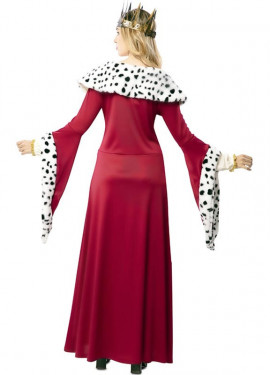 Women's Deluxe Printed Medieval Queen Costume