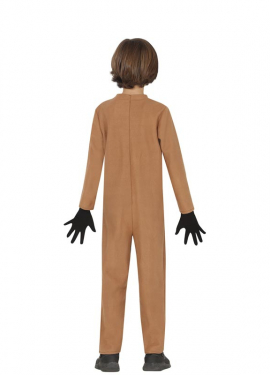 Fantasia de urso robô para criança