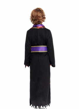 Fato de Padre Sangrento Preto com Estola para menino