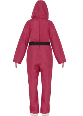 Fato de Squid Game Henchman para mulher