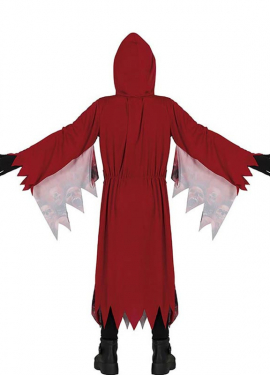 Red Hooded Reaper Costume for Boys