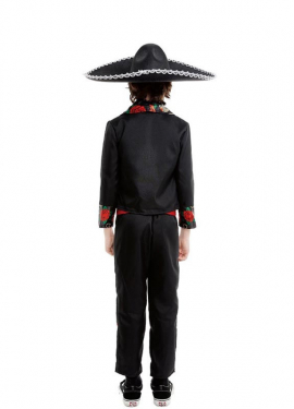 Fato de Dia dos Mortos de Señor Catrin para criança