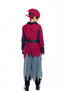 Skull Pirate Costume for Boys