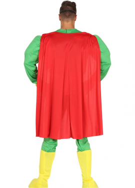 Fato de super-herói de maconha para homem