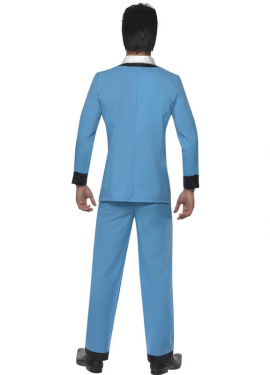 Fato de Teddy Boy dos anos 50 para homem