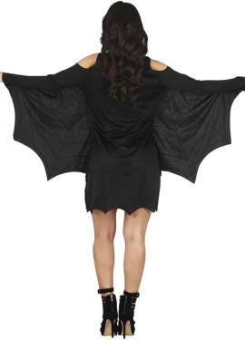 Fato de teia de aranha com vestido de aranha para mulher