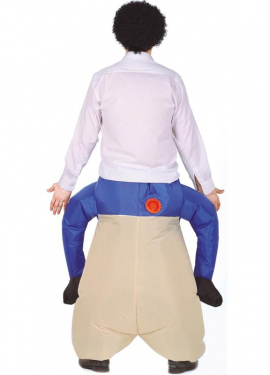 Fato de testículo inflável para homem