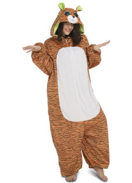 Big eyes tiger costume for adults