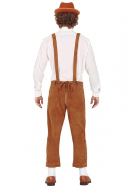 Fato marrom tirolês para homens