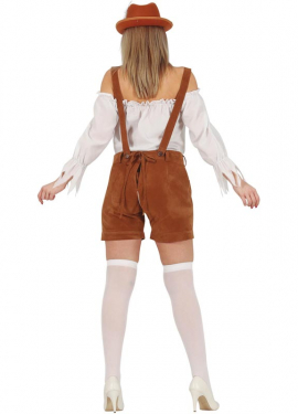 Brown Zipline Costume for Women