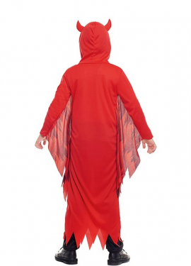 Fato de túnica demoníaca para criança