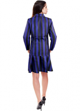 Traje de uniforme escolar assustador para mulheres