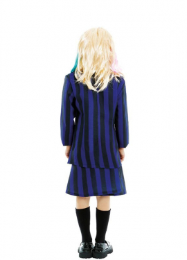 Fato de uniforme escolar escuro para meninas e adolescentes