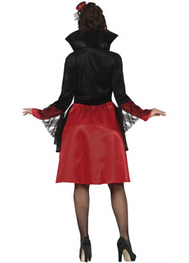 Fato elegante de vampiro para mulher