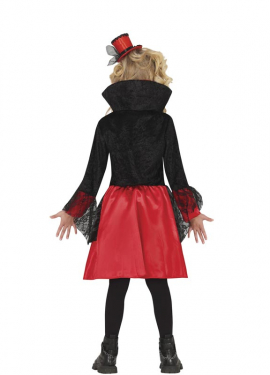 Fantasia elegante de vampiro para menina