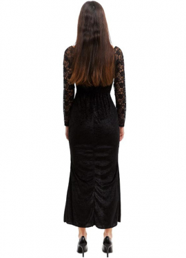 Fato de Mãe Vampira Negra para Mulher