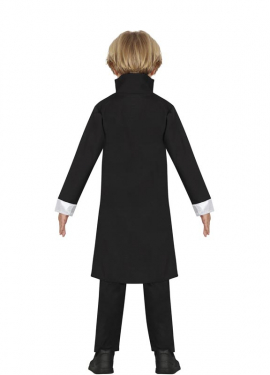 Fato de vampiro prateado infantil