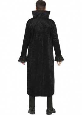 Fato de Vampiro Maligno com colete vermelho para homem