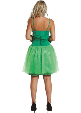 Earth Green Fantasy Dress Costume for Women