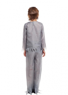 Gray Schoolboy Zombie Costume for Boys