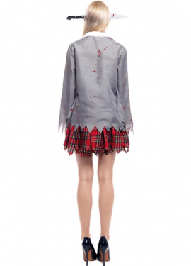 Schoolgirl Zombie Costume for Women