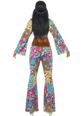 Hippy Flower Power Costume for Women