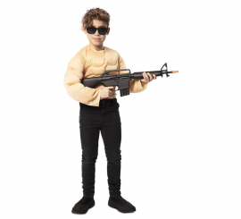 Fato ou T-shirt com Músculos de Homem Forte para criança