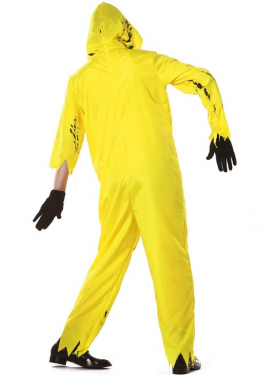 Fato de Zombie radioativo de Halloween para homem