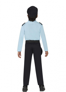 Fato de polícia azul para criança