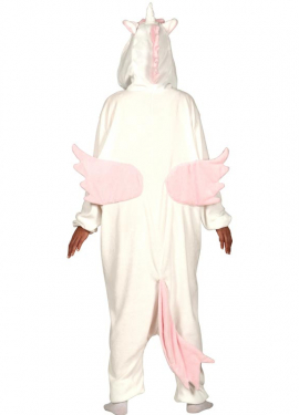 Fato de pijama de unicórnio rosa para mulher